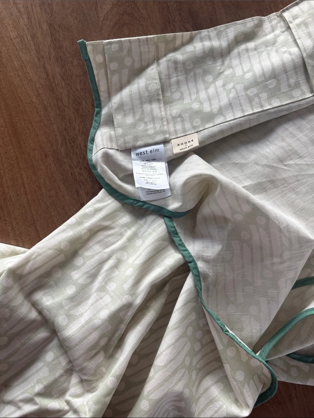 West Elm light cream